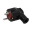 Black electric part plug